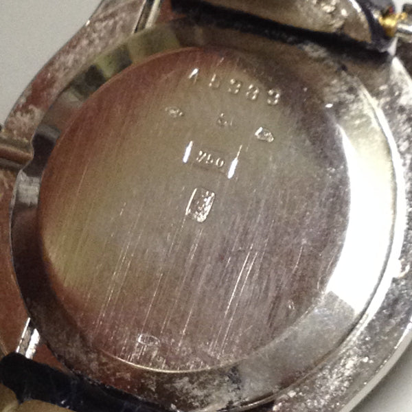 Cartier Rectangular Dress watch in White gold. Circa: 1960.
