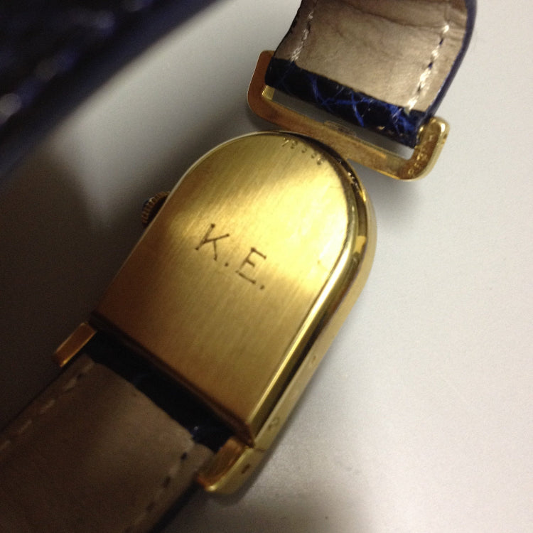 Cartier Horse shoe in Yellow gold 14kt. Circa:1940.
