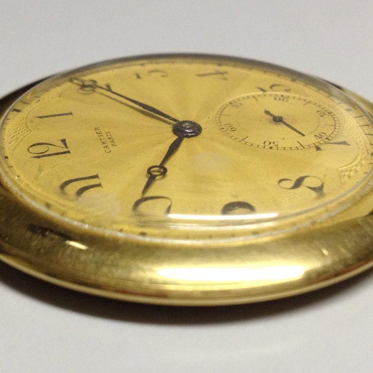 Cartier Pocket watch in Yellow gold. Circa: 1930.