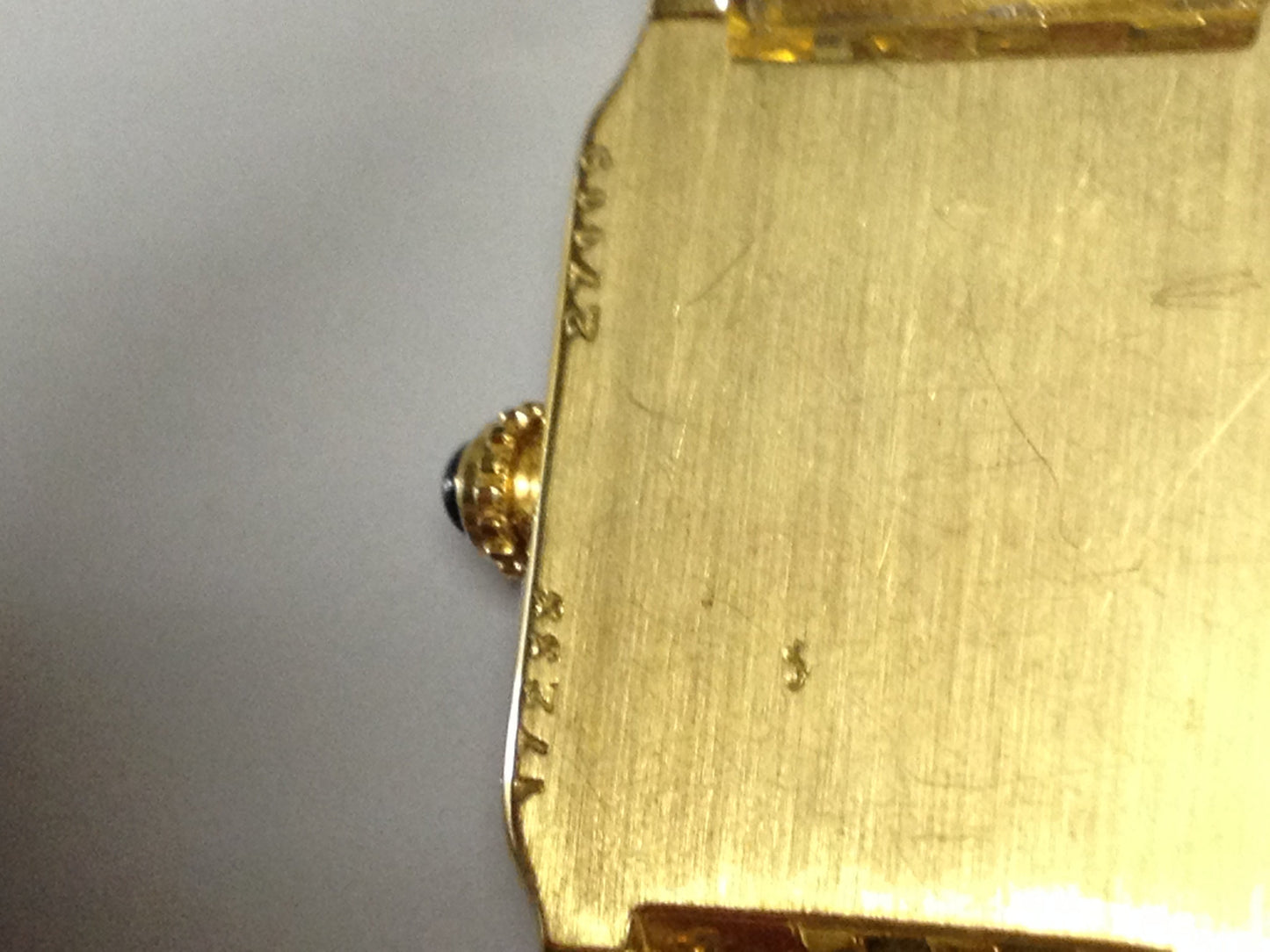 Cartier Santos in Yellow gold. Circa: 1950.