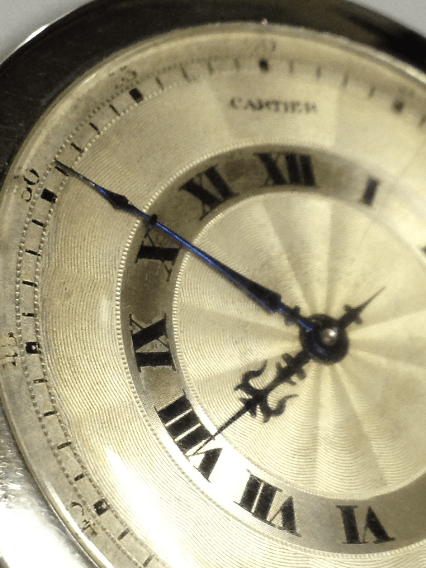 Cartier Pocket Watch in Platinum, 1930, 45mm Vintage Timepiece
