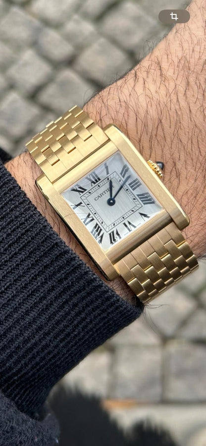 Cartier Tank Normale REF: WGTA0110 in full yellow gold, 2023, CPCP edition, limited to 100 pieces, full set in perfect condition.