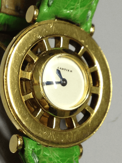Cartier Gouvernail in Yellow Gold, 1950, 25mm Vintage Timepiece