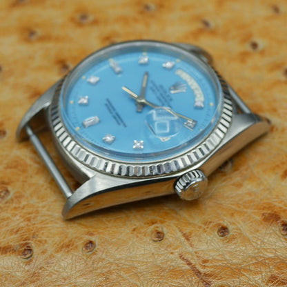 Rolex Oyster Perpetual Day Date Ref: 1803 in White gold. Circa: 1970.