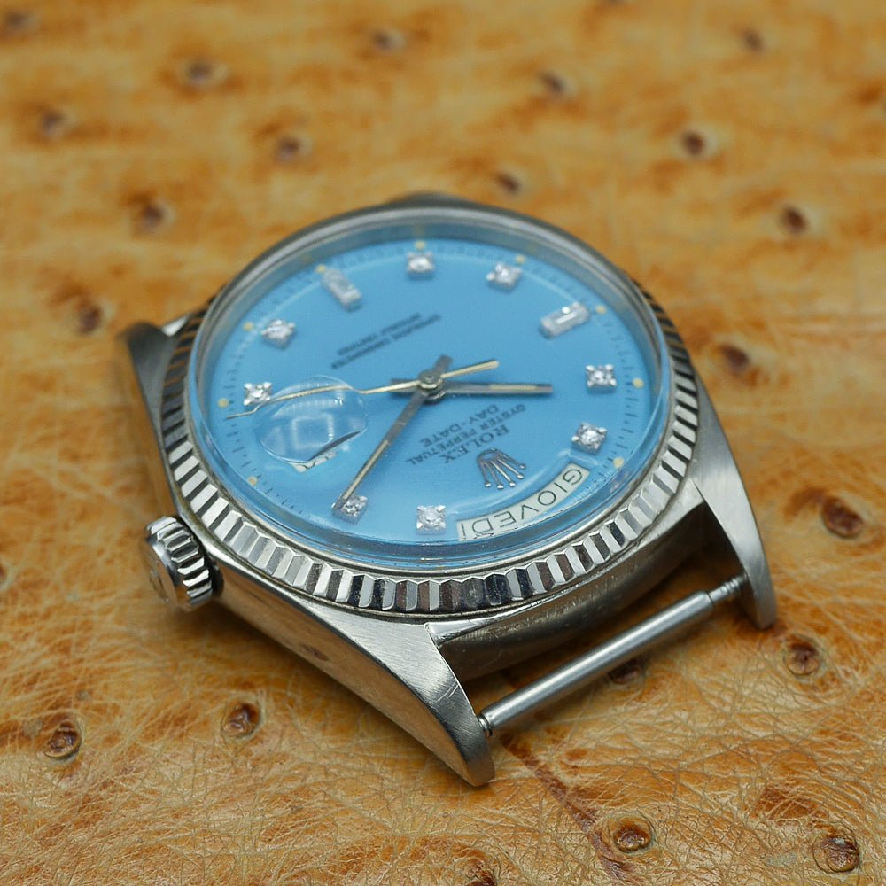 Rolex Oyster Perpetual Day Date Ref: 1803 in White gold. Circa: 1970.