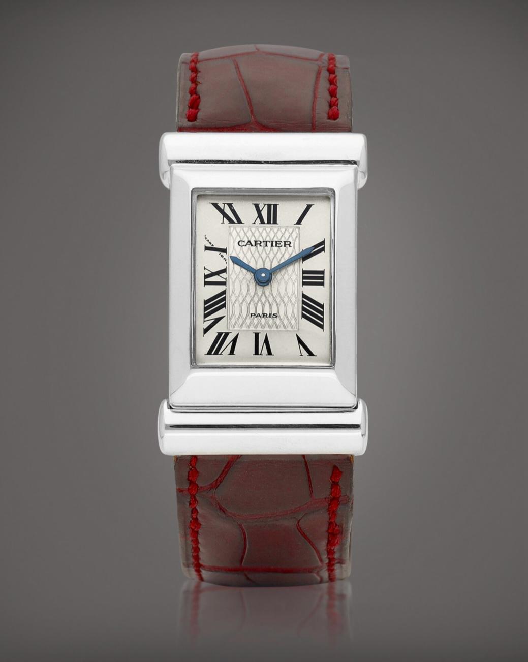 Cartier Driver Watch REF: W1523156 in White Gold, CPCP from 1997