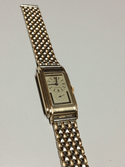 Rolex Prince Chronometer Ref: 1527 in White and Pink gold 14kt. Circa: 1935.