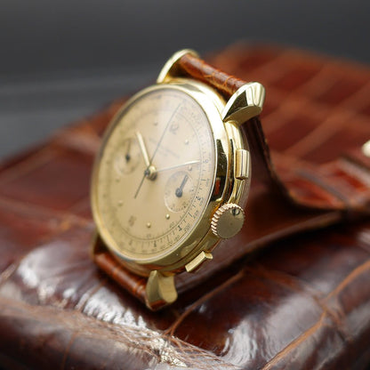 Vacheron&Constantin Chronograph Ref:4178 in Yellow gold. Circa:1950