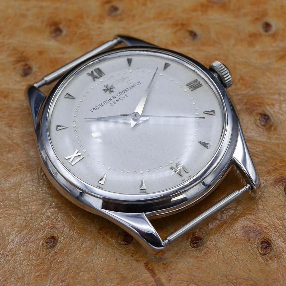 Vacheron & Constantion Round Manual Cuir in Stainless Steel. Circa: 1952.