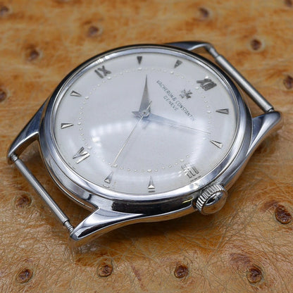Vacheron & Constantion Round Manual Cuir in Stainless Steel. Circa: 1952.