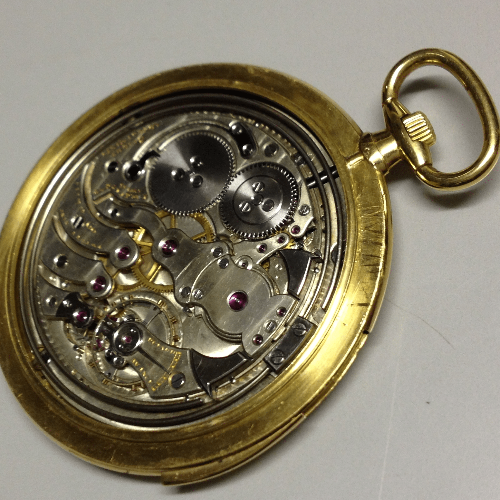 Cartier Pocket watch in Yellow gold. Circa: 1930.