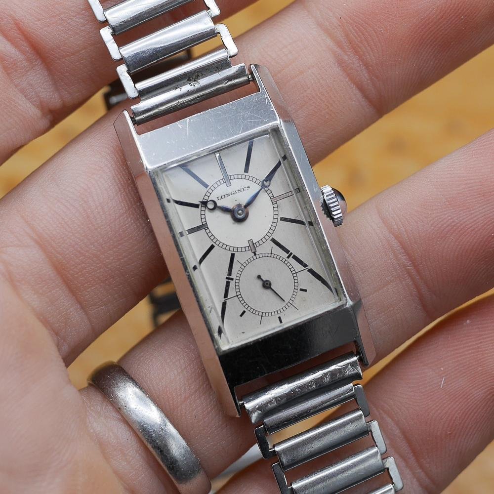 Longines in Stainless steel, Circa 1940 - Pires - Mauboussin