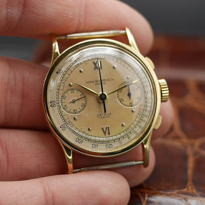 Patek Philippe Chronograph Ref:533 in Yellow gold. Circa:1940