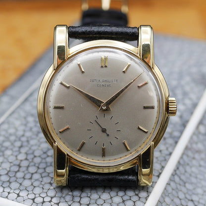 Patek Philippe Retro Ref 2428 in Yellow Gold, Circa 1949.