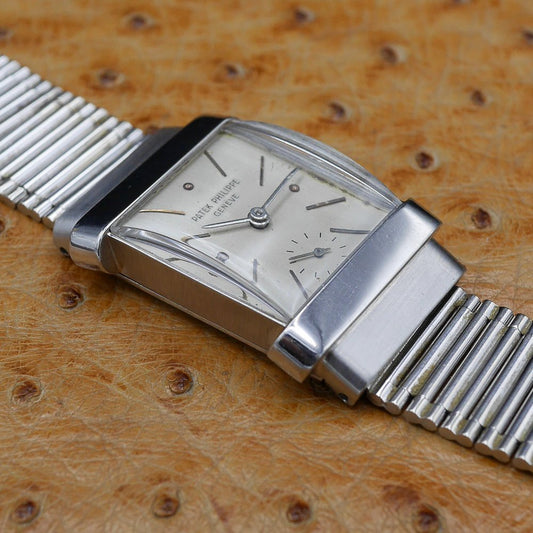 Patek Philippe Top Hat Ref 1450 in Platinum, Circa 1952 - Pires - Mauboussin