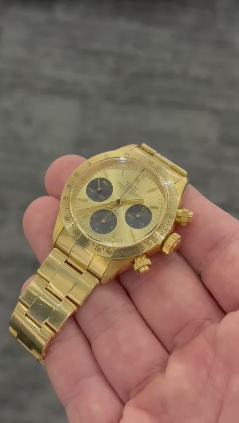 Rolex Cosmograph Daytona Ref: 6265 18kt in Yellow Gold from 1986