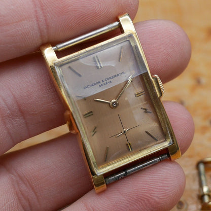 Vacheron & Constantin Ref. 4591, Rectangular Yellow Gold, Circa 1945.