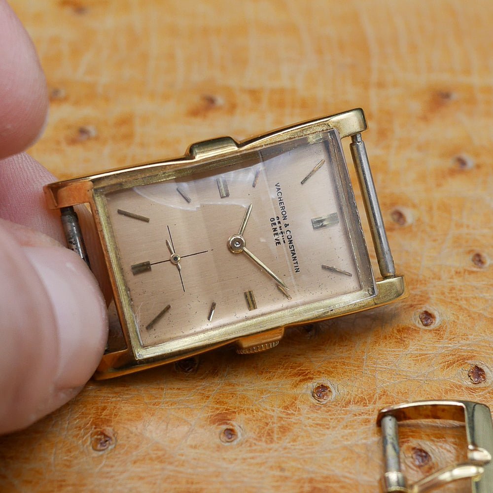 Vacheron & Constantin Ref. 4591, Rectangular Yellow Gold, Circa 1945.