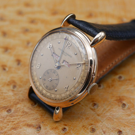 Vacheron Constantin Triple Calendar in Yellow Gold, Circa 1950.