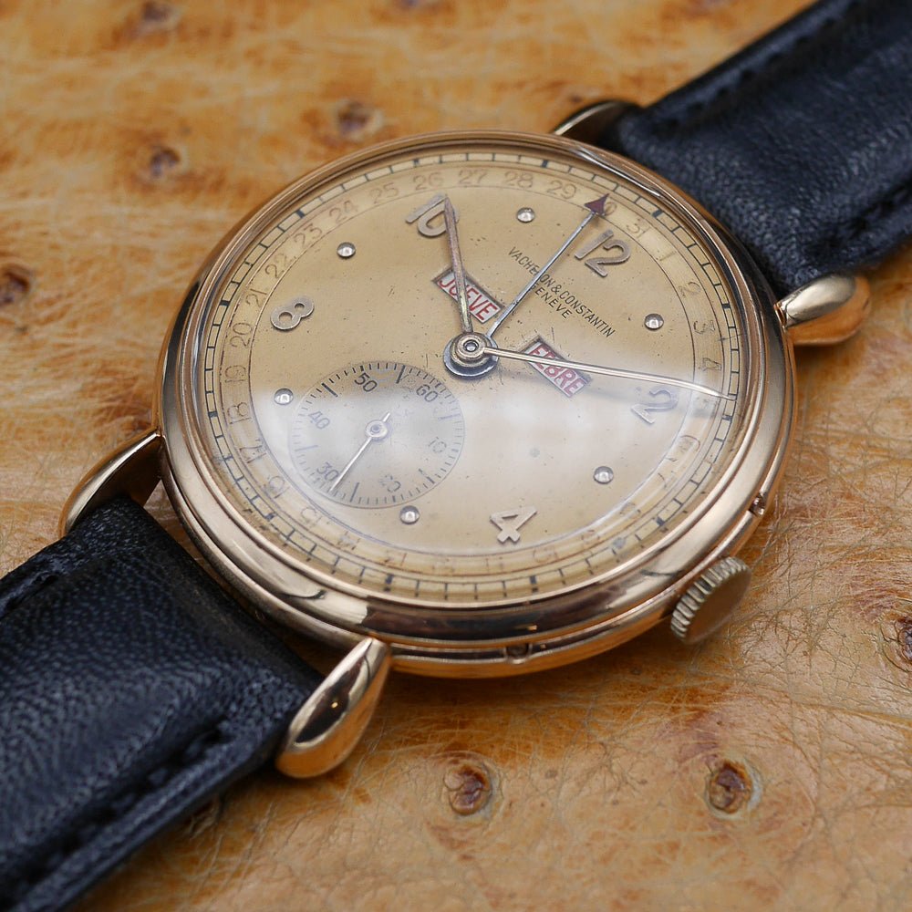 Vacheron Constantin Triple Calendar in Yellow Gold, Circa 1950.