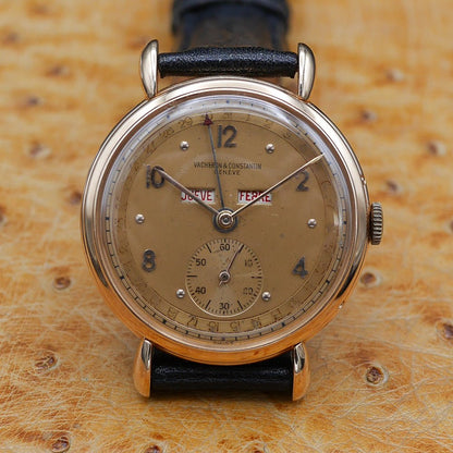 Vacheron Constantin Triple Calendar in Yellow Gold, Circa 1950.