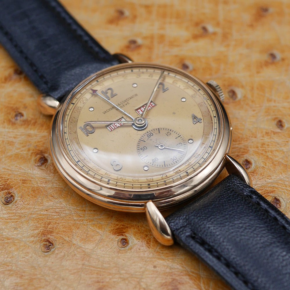 Vacheron Constantin Triple Calendar in Yellow Gold, Circa 1950.