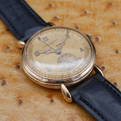Vacheron Constantin Triple Calendar in Yellow Gold, Circa 1950.