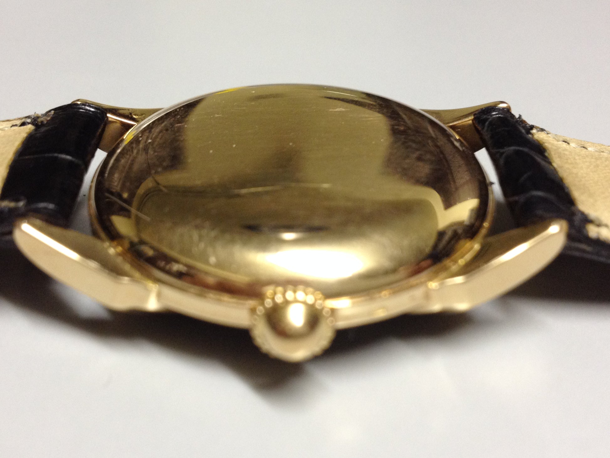 Vacheron&Constantin Cows Horn in Pink gold. Circa:1950