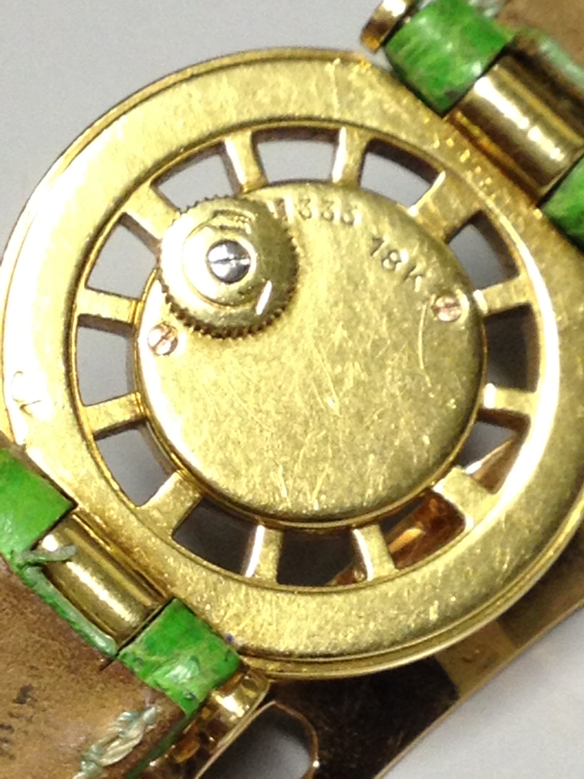Cartier Gouvernail in Yellow Gold, 1950, 25mm Vintage Timepiece