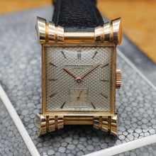 Load image into Gallery viewer, Vacheron&amp;Constantin Ricciolo Guilloche Dial watch in Pink gold. Circa:1945
