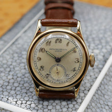 Load image into Gallery viewer, Patek Philippe  Calatrava Ref:438 with Breguet Numerals in Yellow gold. Circa:1943
