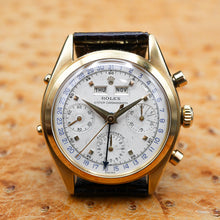 Load image into Gallery viewer, Rolex Jean Claude Killy Ref:6036 in Yellow gold. Circa:1953.
