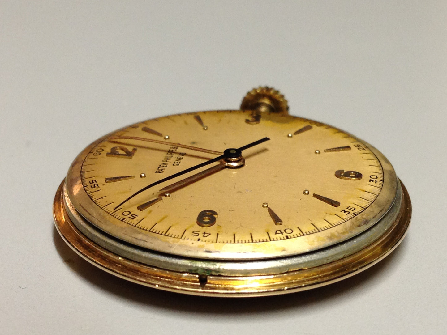 Patek Philippe Ref: 1578 in Pink gold. Circa: 1955.