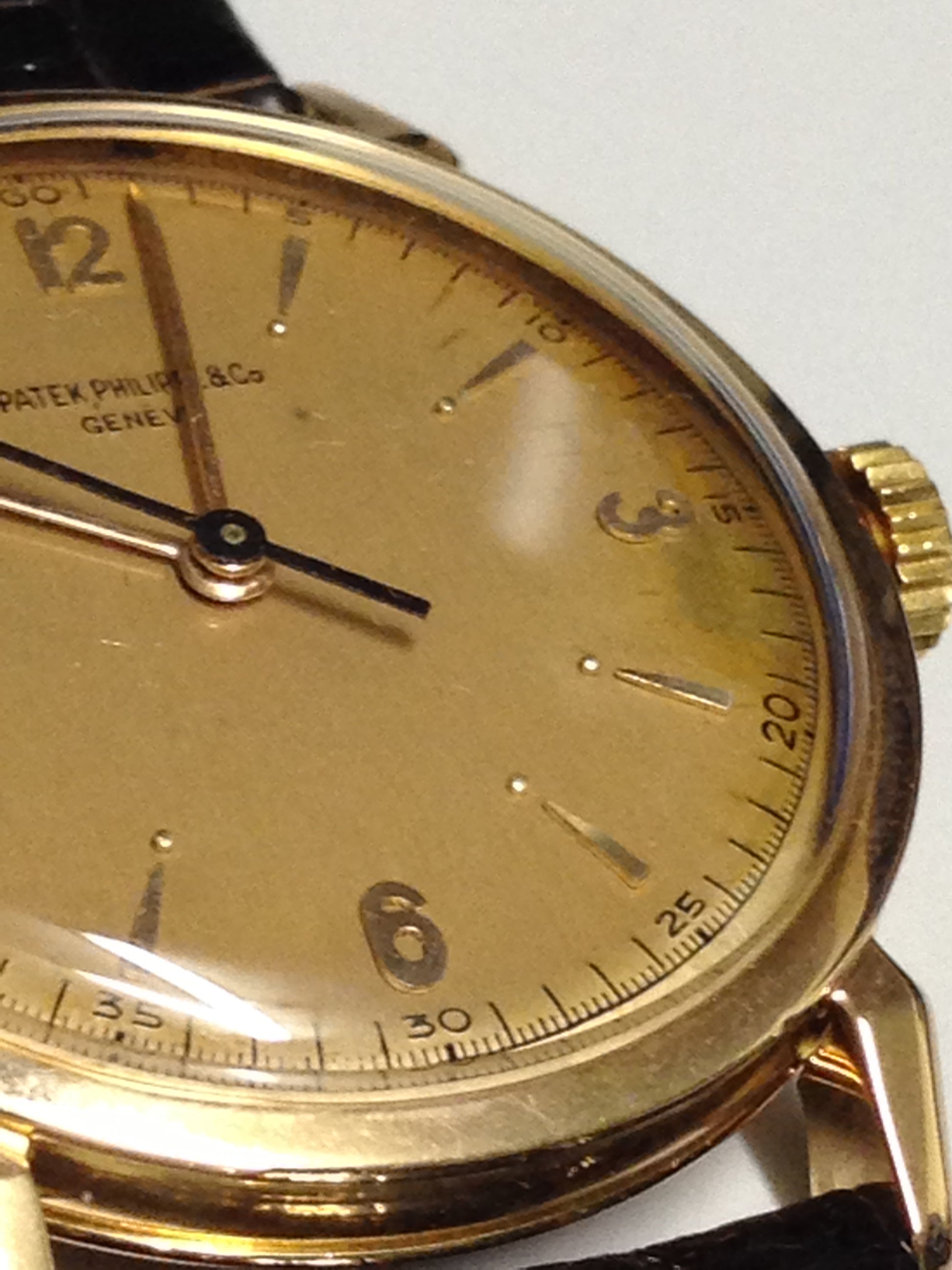 Patek Philippe Ref: 1578 in Pink gold. Circa: 1955.