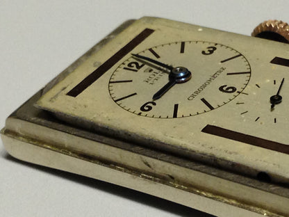 Rolex Prince Chronometer Ref: 1527 in White and Pink gold 14kt. Circa: 1935.