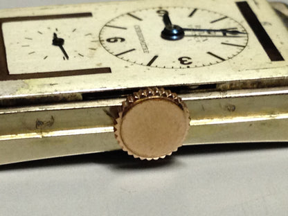 Rolex Prince Chronometer Ref: 1527 in White and Pink gold 14kt. Circa: 1935.
