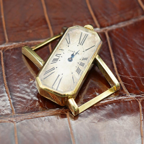 Cartier Driver watch in Yellow gold. Circa: 1930.