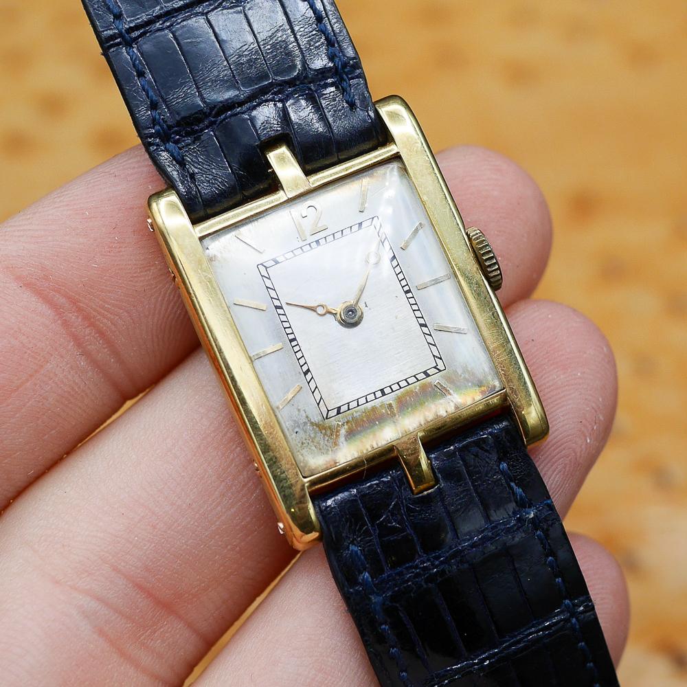 Cartier Tank in Yellow Gold Circa 1950 media min width 767px