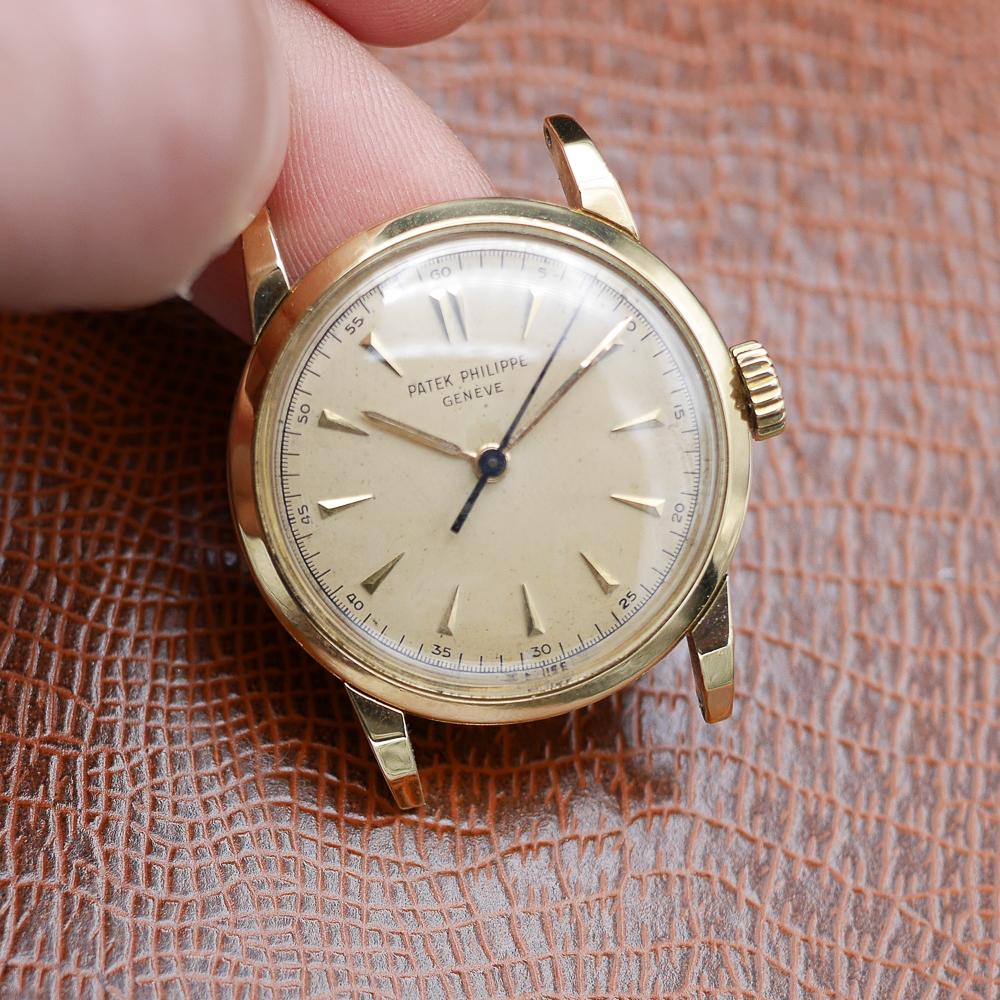 Patek Philippe 2460J Vintage Calatrava Watch with Oversized bold